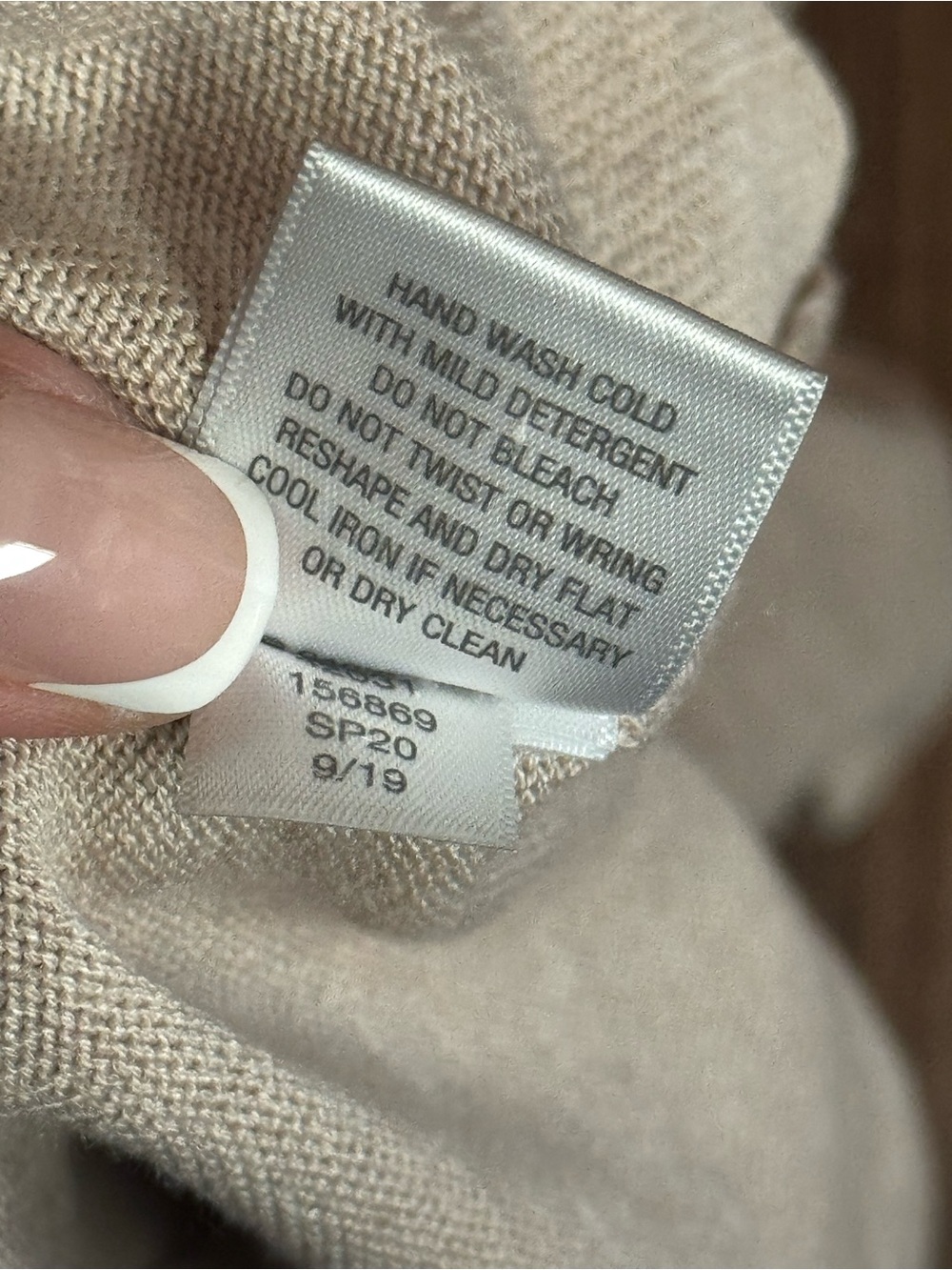 Garnet Hill Boxy Fit Sweater Silk Cotton Blend Slouchy Beige Oatmeal M Pullover - Picture 8 of 8